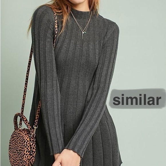 Topshop Sweaters - 🔥2/$40🔥 TOPSHOP Grey Ribbed Sweater Tunic